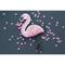 Crystal Art Beadwork Kit For Creating Brooch Flamingo